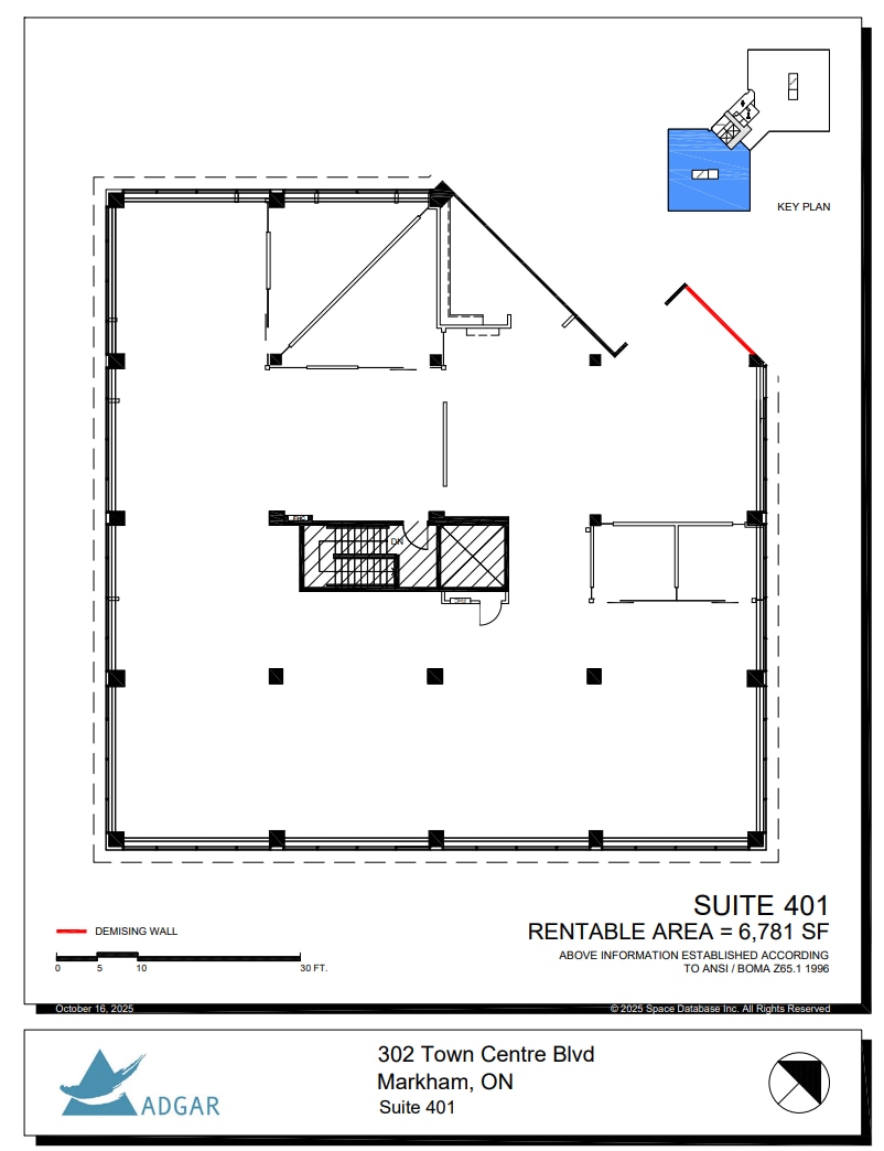 302 Town Centre Blvd N, Markham, ON for lease Floor Plan- Image 1 of 1
