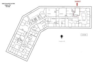 5403 Crowchild Trl NW, Calgary, AB for lease Floor Plan- Image 1 of 2