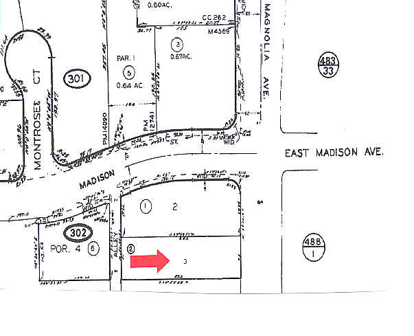 480 N Magnolia Ave, El Cajon, CA for lease - Plat Map - Image 3 of 16