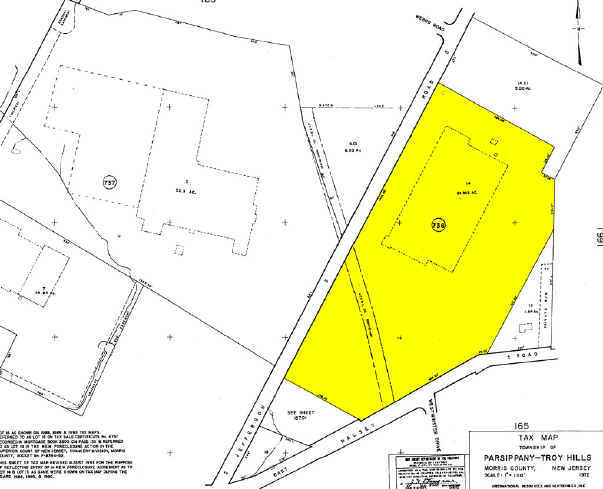 399 Jefferson Rd, Parsippany, NJ for lease - Plat Map - Image 1 of 12