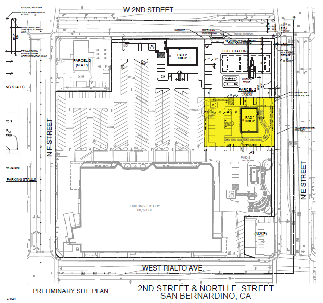 E Street, San Bernardino, CA for sale Site Plan- Image 1 of 1