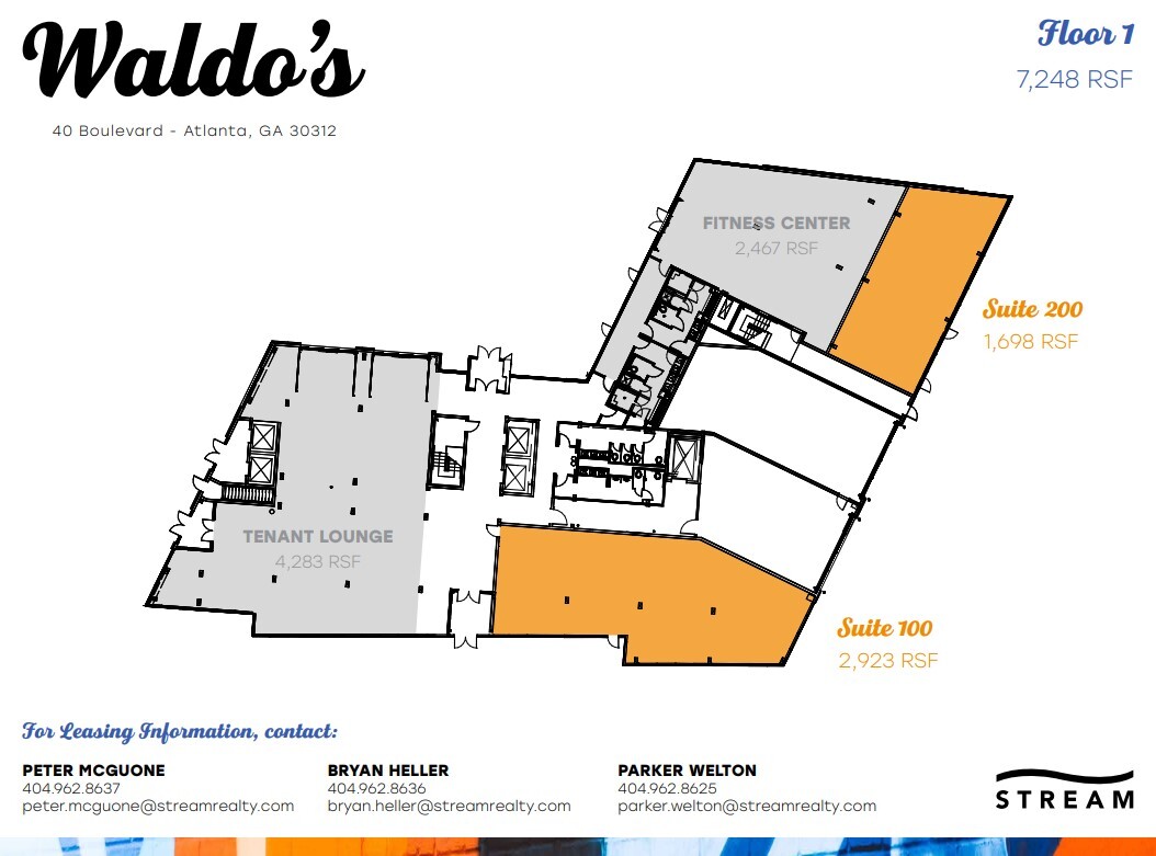 40 Boulevard NE, Atlanta, GA for lease Floor Plan- Image 1 of 1