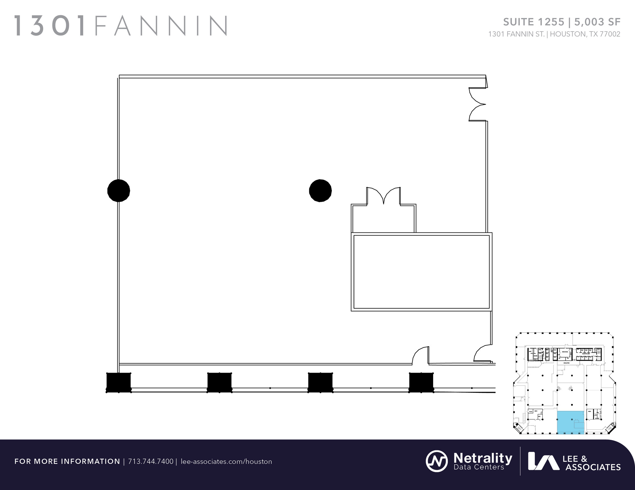 1301 Fannin St, Houston, TX for lease Floor Plan- Image 1 of 1