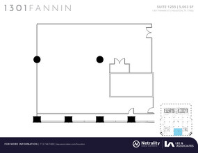 1301 Fannin St, Houston, TX for lease Floor Plan- Image 1 of 1