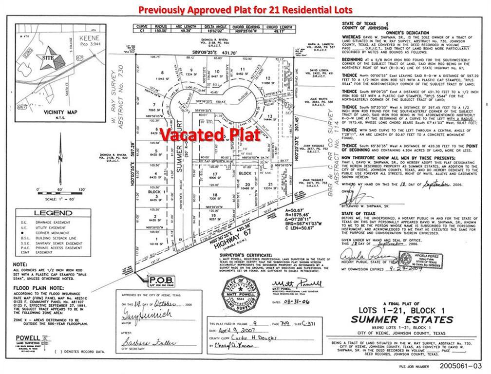 526 Wallen Ridge, Keene, TX 76059 Keene Business Development