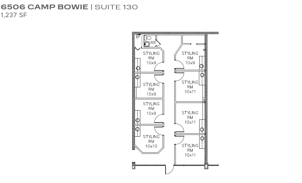 6500 Camp Bowie Blvd, Fort Worth, TX for lease Floor Plan- Image 1 of 1