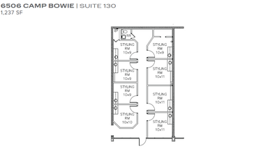 6500 Camp Bowie Blvd, Fort Worth, TX for lease Floor Plan- Image 1 of 1