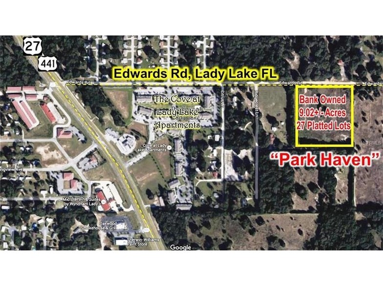 Edwards Rd, Lady Lake, FL for sale - Primary Photo - Image 1 of 1