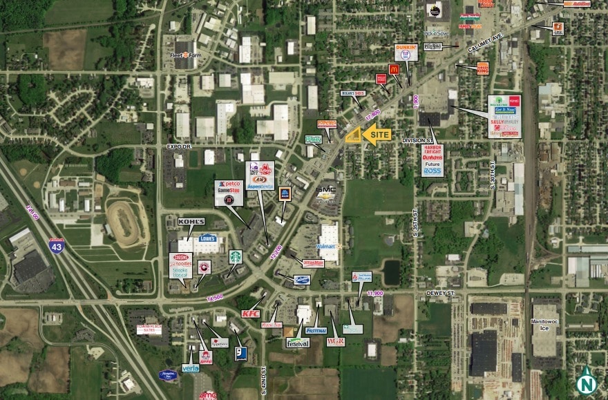 3601 Calumet Ave, Manitowoc, WI for lease - Building Photo - Image 1 of 1