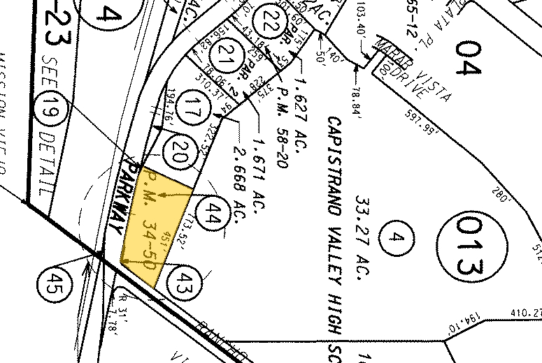 28892 Marguerite Pky, Mission Viejo, CA for lease - Plat Map - Image 2 of 16