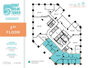 17011 Beach Blvd, Huntington Beach, CA for lease Floor Plan- Image 2 of 2