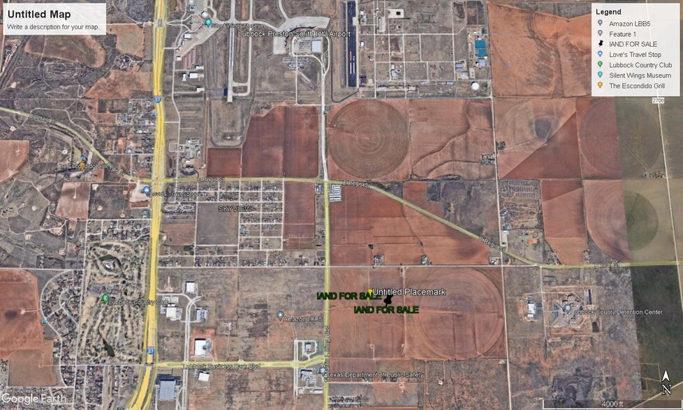 Kent - SEC of Kent street and MLK BLVD, Lubbock, TX for sale - Aerial - Image 2 of 2