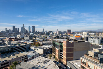 1003 E 4th Pl, Los Angeles, CA - aerial  map view