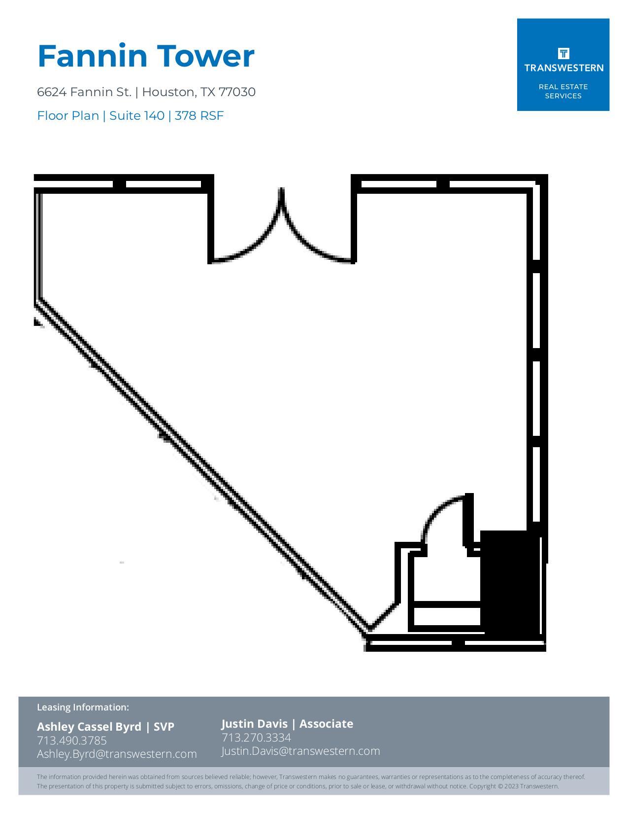 6624 Fannin St, Houston, TX for lease Floor Plan- Image 1 of 1