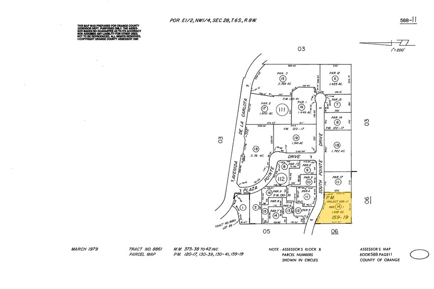 23276 S Pointe Dr, Laguna Hills, CA for lease - Plat Map - Image 2 of 69