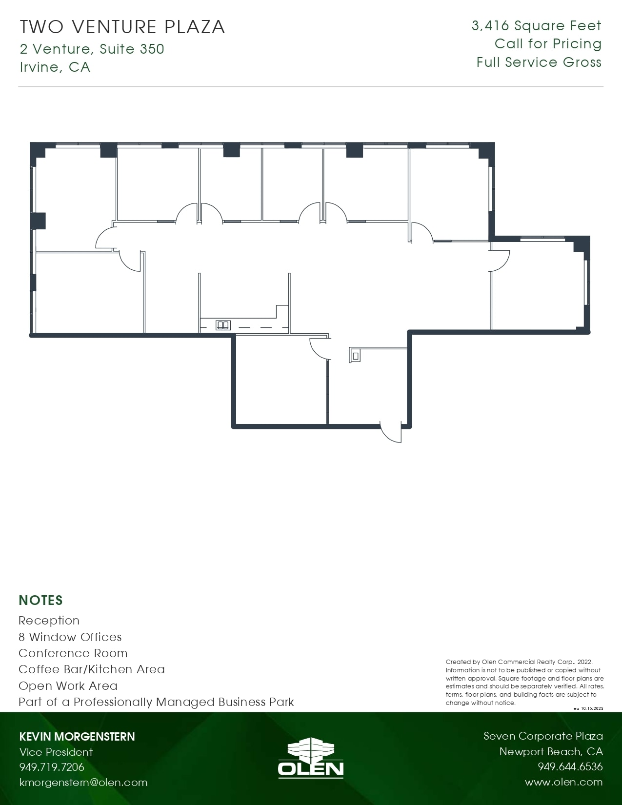 2 Venture, Irvine, CA for lease Floor Plan- Image 1 of 1