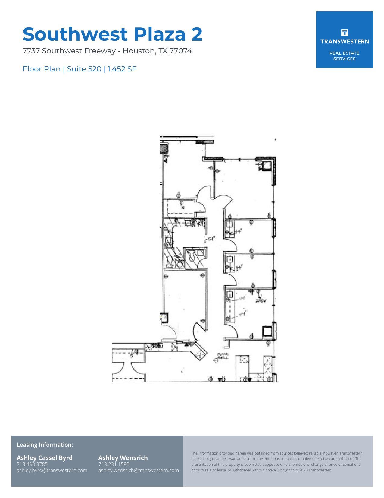 7737 Southwest Fwy, Houston, TX for lease Floor Plan- Image 1 of 1