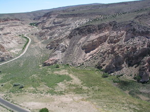 Highway 317, Caliente, NV - aerial  map view