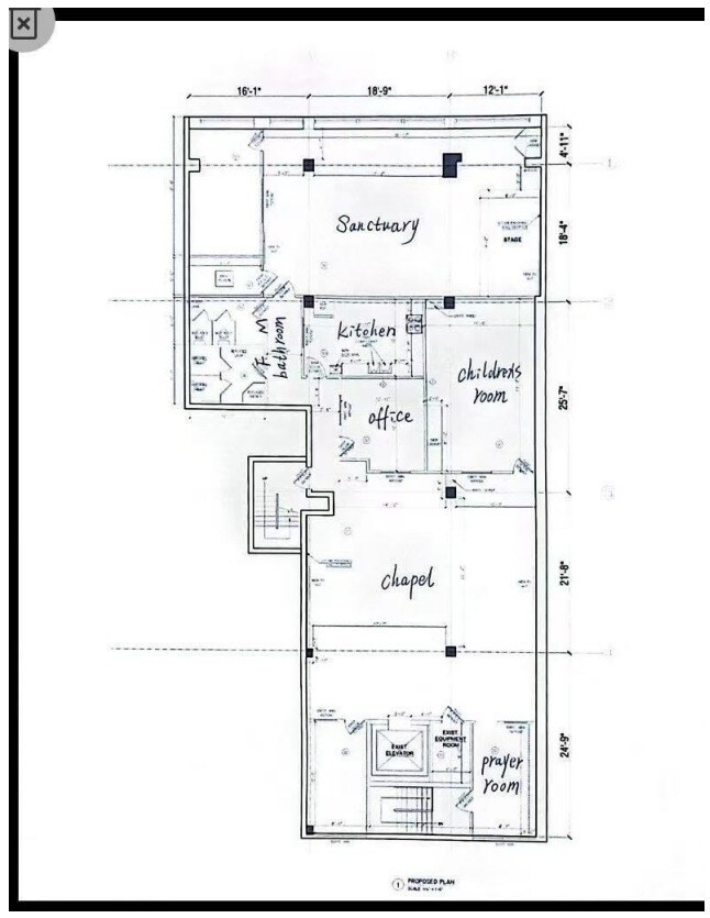 143-26 41st Ave, Flushing, NY 11355 - Unit 2FL - - Floor Plan - Image 1 of 12