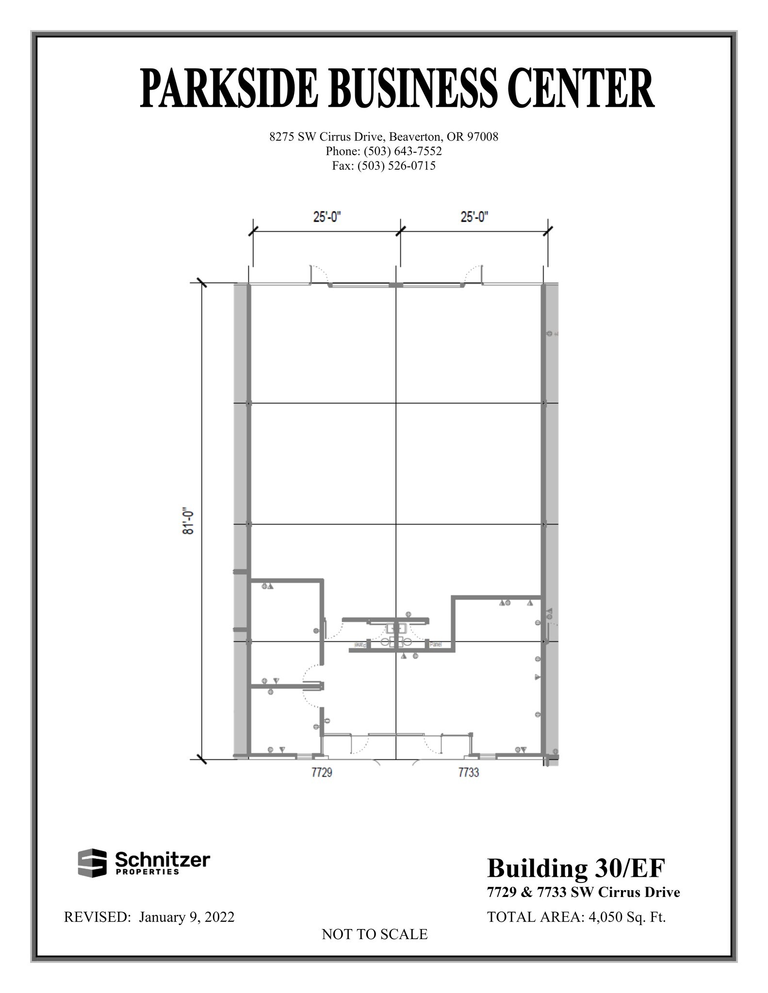 8362-8380 SW Nimbus Ave, Beaverton, OR for lease Site Plan- Image 1 of 1