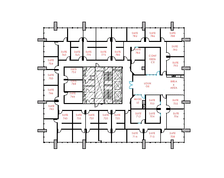 13601 Preston Rd, Dallas, TX for lease Floor Plan- Image 1 of 1