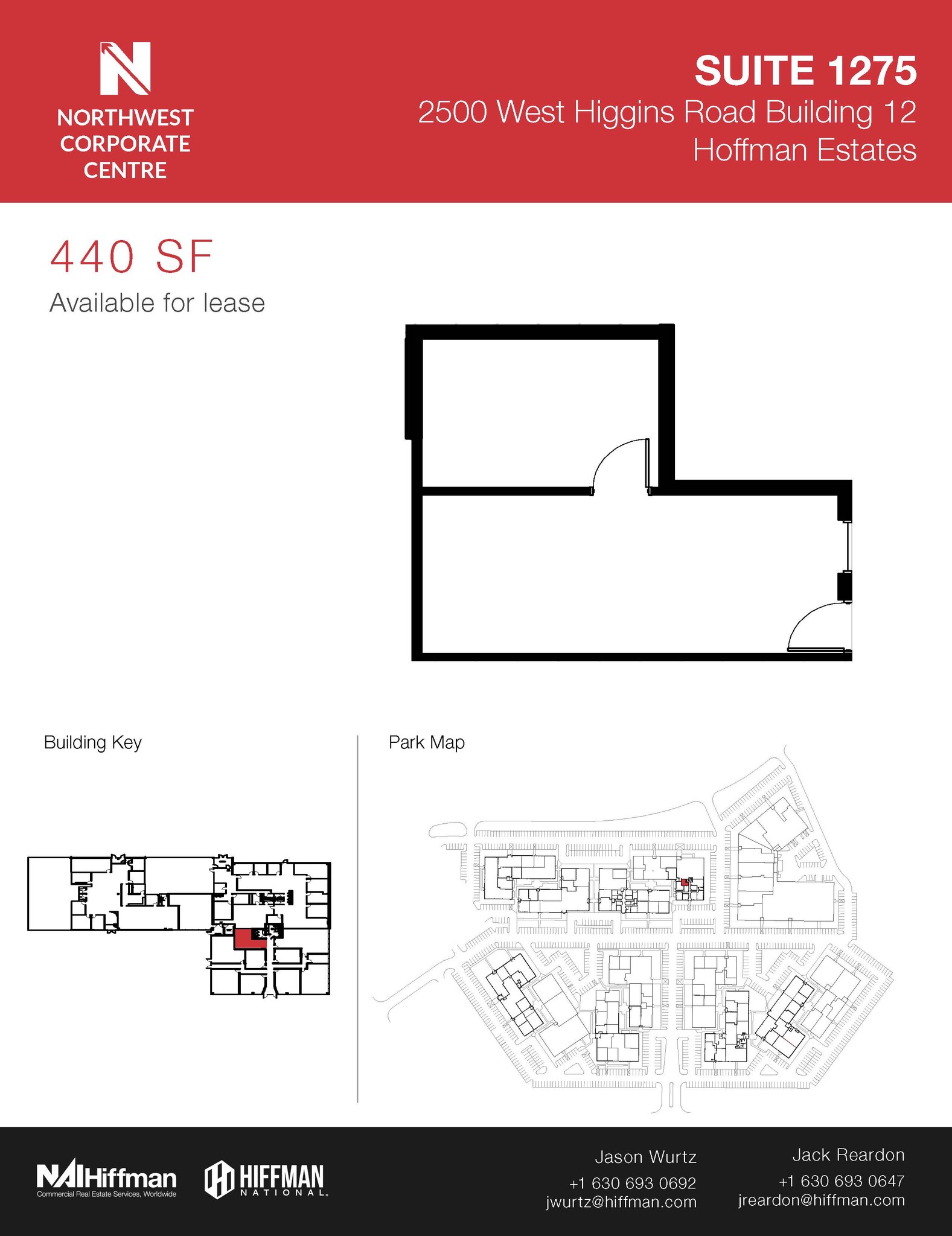 2500 W Higgins Rd, Hoffman Estates, IL for lease Floor Plan- Image 1 of 1