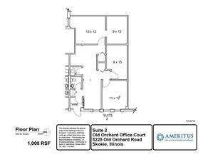 5225 Old Orchard Rd, Skokie, IL for lease Floor Plan- Image 1 of 1