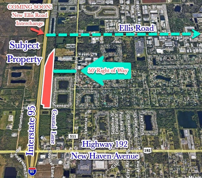 I-95 & Coastal Ln, West Melbourne, FL for sale - Primary Photo - Image 1 of 8