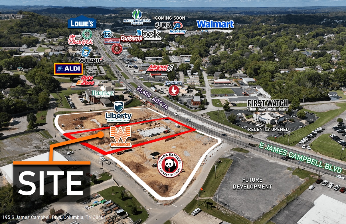 195 S James M Campbell Blvd, Columbia, TN for sale Building Photo- Image 1 of 6