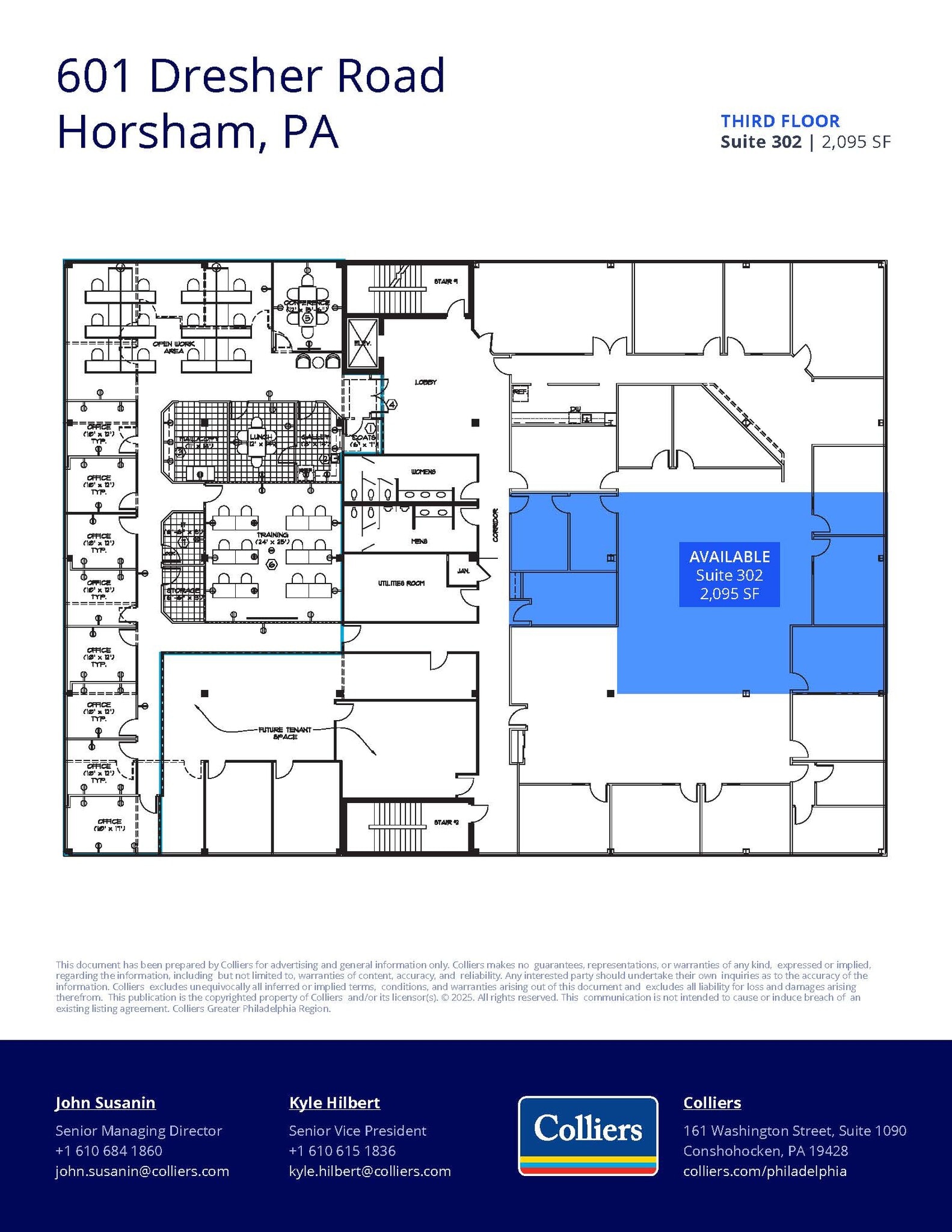 601 Dresher Rd, Horsham Township, PA for lease Floor Plan- Image 1 of 1