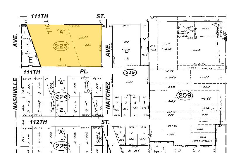 6545-6547 W 111th St, Worth, IL for sale - Plat Map - Image 3 of 4