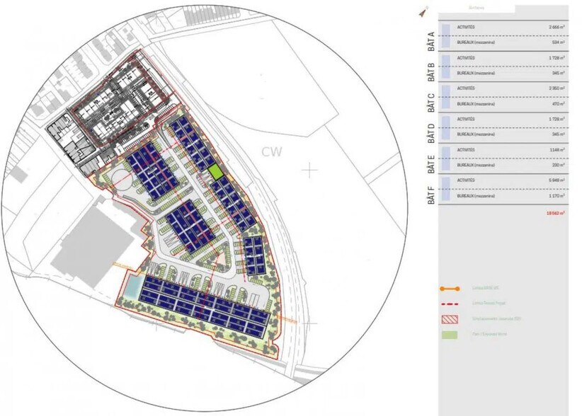 Flex in Wattrelos for lease - Floor Plan - Image 3 of 6