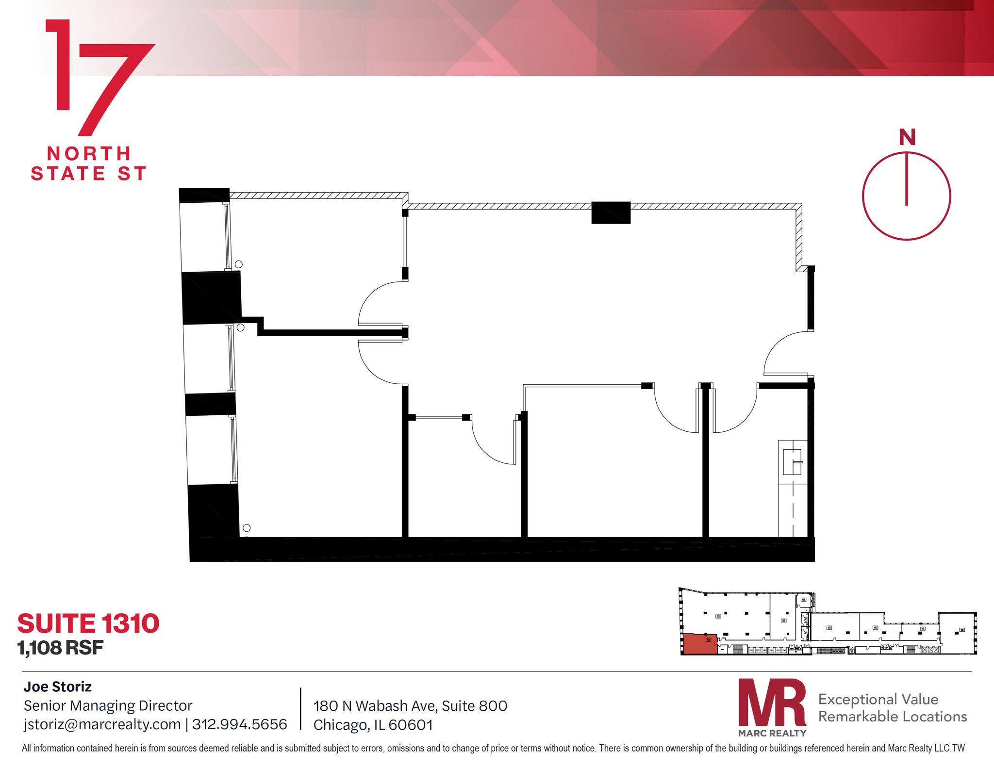 17 N State St, Chicago, IL for lease Floor Plan- Image 1 of 1