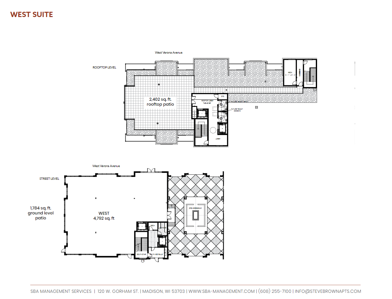 301-303 Verona, Verona, WI for lease Floor Plan- Image 1 of 2