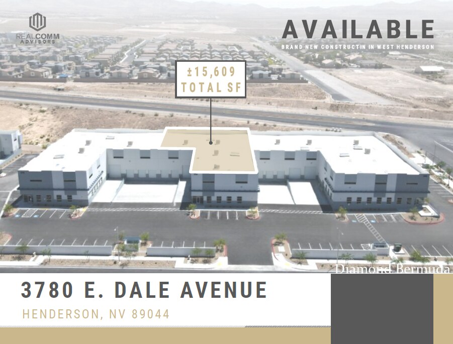 3780 E Dale Ave, Henderson, NV for lease Building Photo- Image 1 of 5