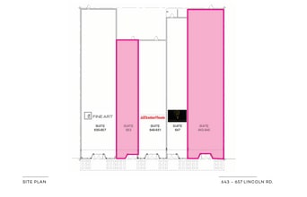 643-657 Lincoln Rd, Miami Beach, FL for lease Site Plan- Image 1 of 1