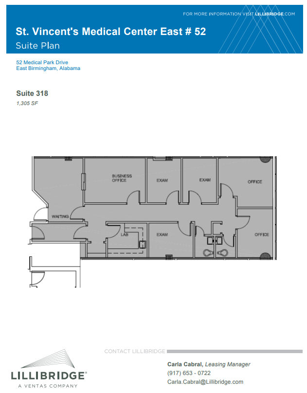 46-52 Medical Park Dr E, Birmingham, AL for lease Floor Plan- Image 1 of 1