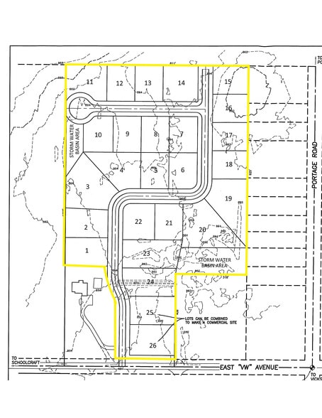 1285 E Vw Ave, Vicksburg, MI for sale - Site Plan - Image 3 of 3