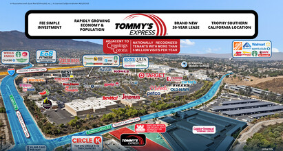 20328 Temescal Canyon Rd, Corona, CA - aerial  map view - Image1