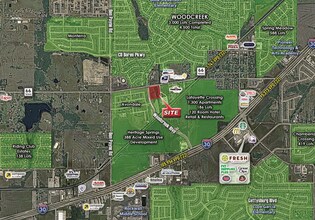 SEQ SH 66 & Woodcreek Blvd, Fate, 75132, Fate, TX - AERIAL map view