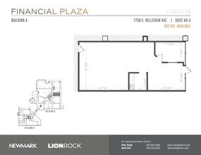 7730 E Belleview Ave, Greenwood Village, CO for lease Floor Plan- Image 1 of 2