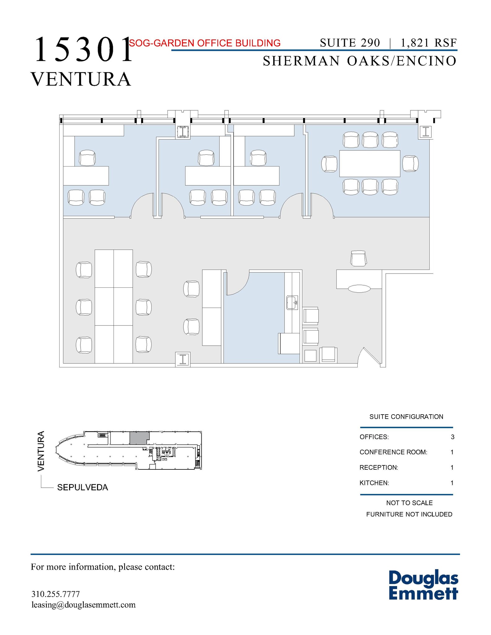 15301 Ventura Blvd, Sherman Oaks, CA for lease Floor Plan- Image 1 of 1