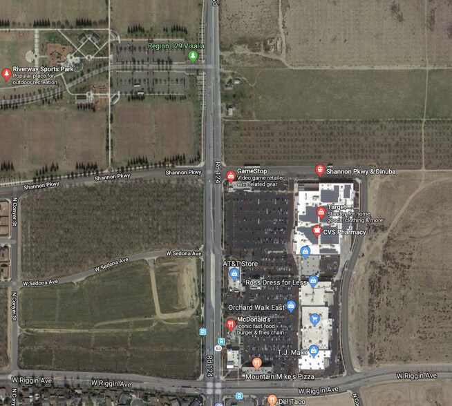 N Dinuba Blvd Visalia Parkway, Visalia, CA, 93292 Commercial Land