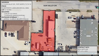 5116 Sun Valley Dr, Fort Worth, TX - Aerial map view - Image1