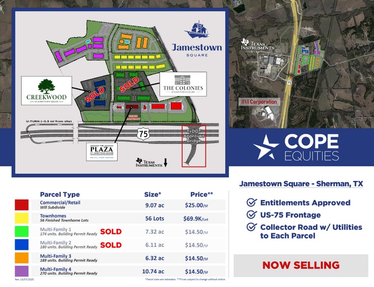 US-75 & Akers Road, Sherman, TX for sale - Building Photo - Image 1 of 13
