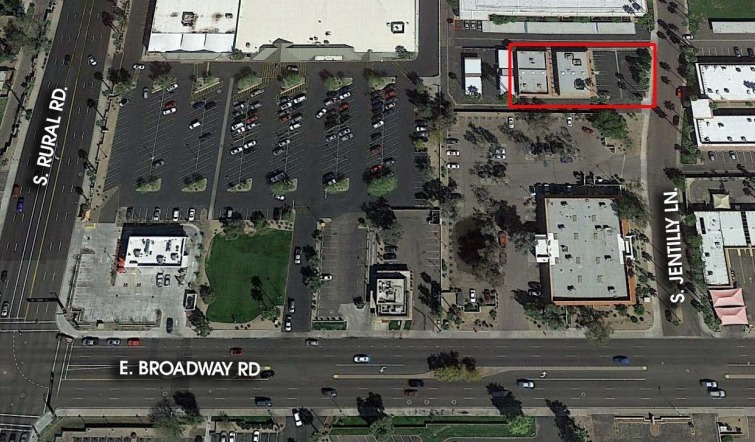 1730 S Jentilly Ln, Tempe, AZ for lease - Aerial - Image 2 of 2