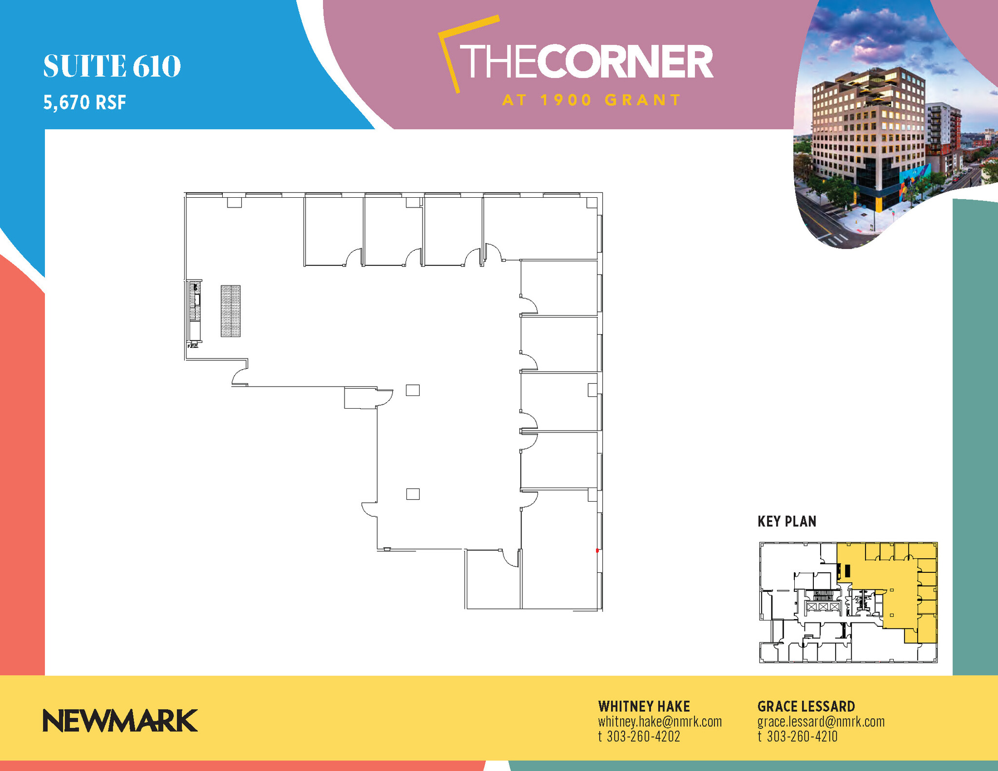 1900 Grant St, Denver, CO for lease Floor Plan- Image 1 of 1