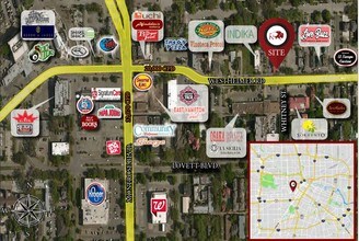 500 Westheimer Rd, Houston, TX - AERIAL map view