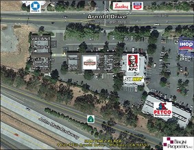 1150-1160 Arnold Dr, Martinez, CA - aerial  map view