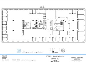 10205 Westheimer Rd, Houston, TX for lease Floor Plan- Image 1 of 1